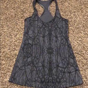 Lululemon cool racerback. Coal ground nesting blk